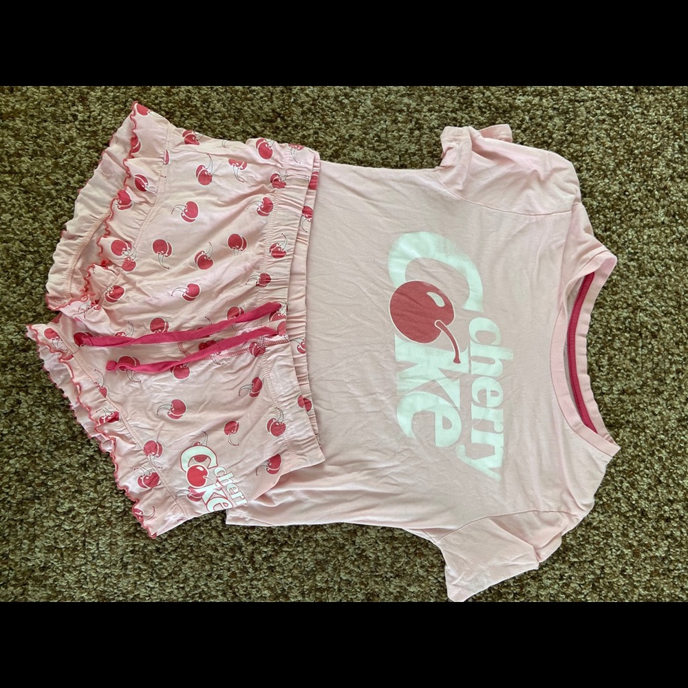 Cherry coke PJ set